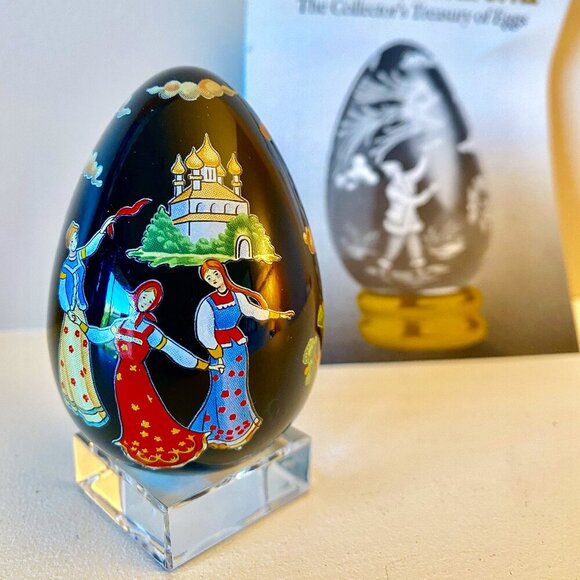 Vintage Lacquer Style Franklin Mint Egg - Picture 2 of 7